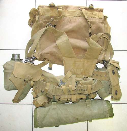 Rhodesian Regiment Troopie Webbing Set " Assembled "