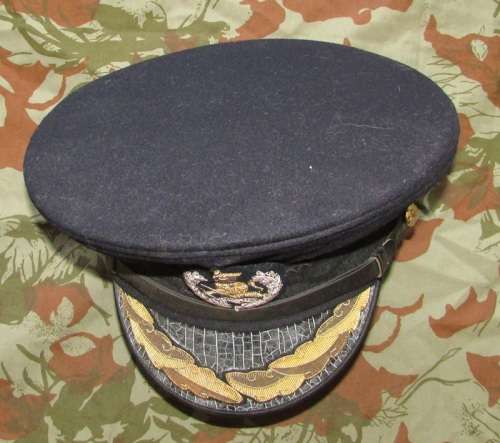 Rhodesia - " RARE " BSAP Officers Peak Cap in Near Mint Condition