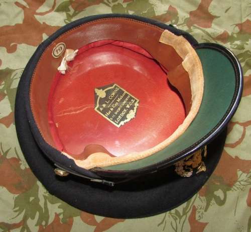 Rhodesia - " RARE " BSAP Officers Peak Cap in Near Mint Condition