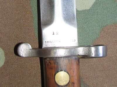 Sanderson Sheffield Bayonet with No Scabbard