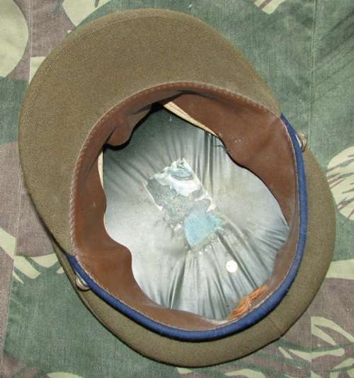 Rhodesia - BSAP Officers Peak Cap with Badge