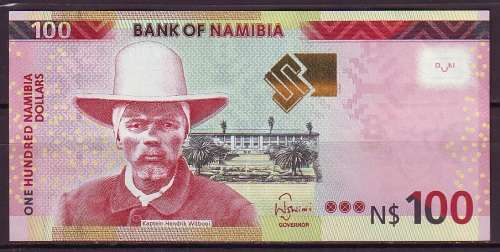 Nambia - $100 Namibian Dollar Note in UNC (2018)