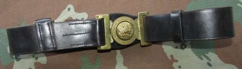 Rhodesia - " BSAP " Leather Belt ( Top Condition )