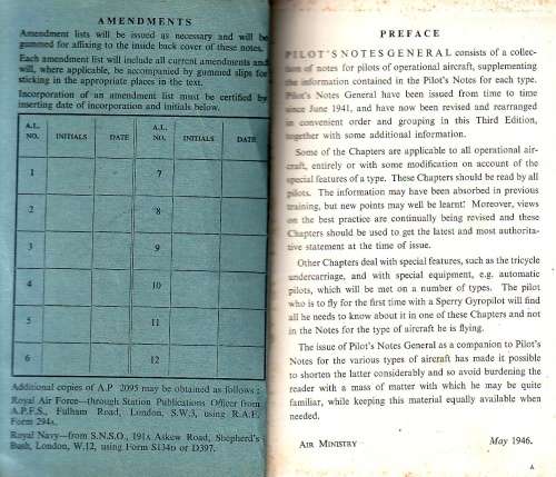 Pilot's Notes General - 170 Pages