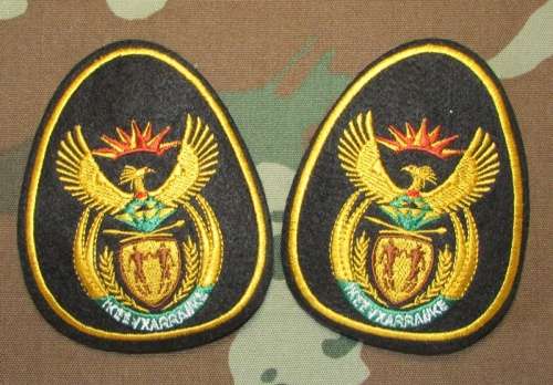SANDF - Embroidered Rank Pair ( Large )