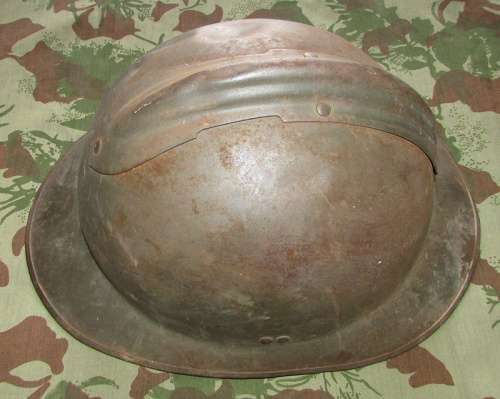 Vintage Steel Firman's Helmet