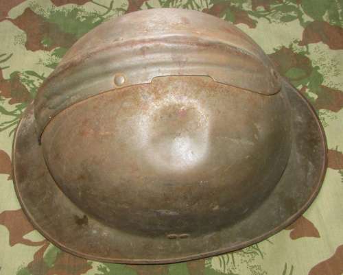 Vintage Steel Firman's Helmet