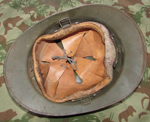 Vintage Steel Firman's Helmet