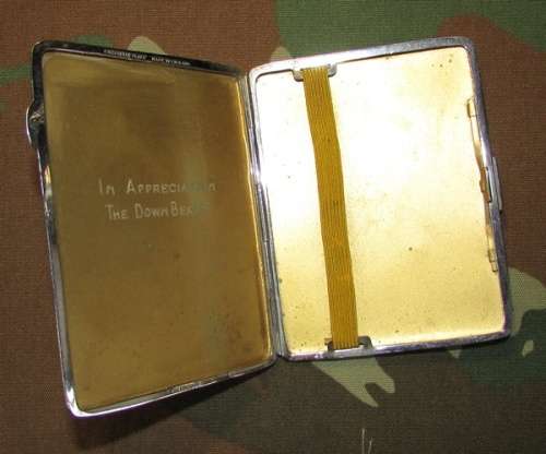World War Two " The Downbeats " Cigarette Case