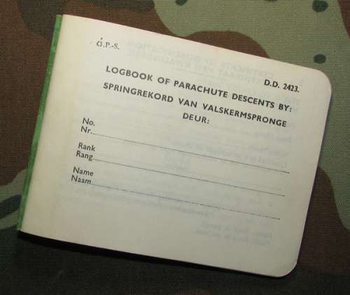 SADF - 1 Parachute Battalion Log Book ( Not Used )