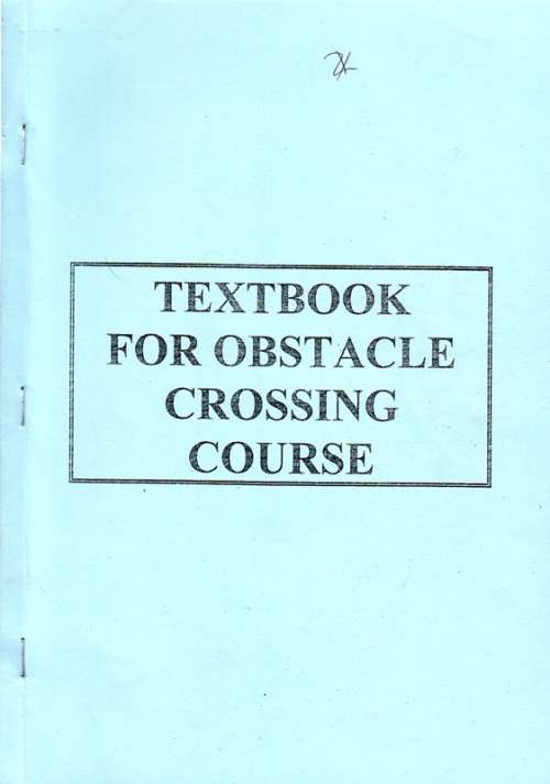 SADF - Special Forces A4 Size Booklet/Manuel (Obstacle Crossing Course - 66 Pages )