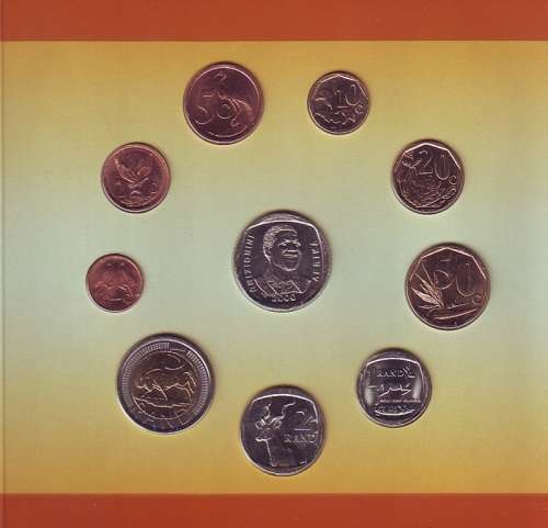 2000 Nelson Mandela UNC Set in Folder