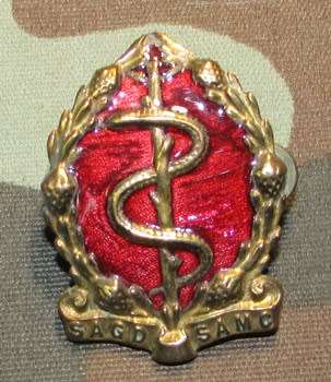 SADF - Medical Corps Cap Badge