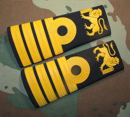 SADF - Navy Captain Rank Epaulette Pair