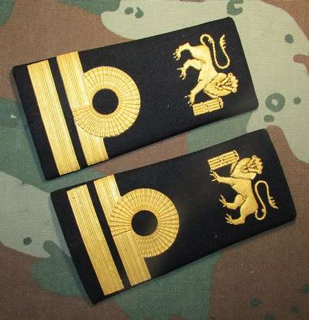 SADF - Navy Lieutenant Rank Epaulette Pair