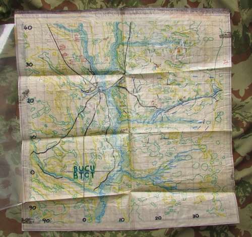 SADF - Operational Map ( Ops Hooper ) Period Piece