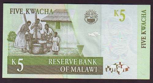 Reserve Bank of Malawi - 5 Kwacha
