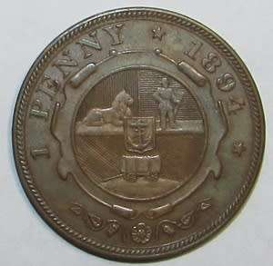 1894 ZAR Brown Penny