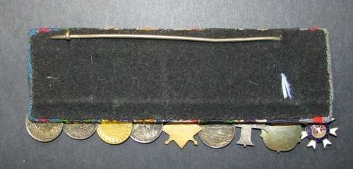 Stunning Court Mounted World War 1 Miniature Set of 9