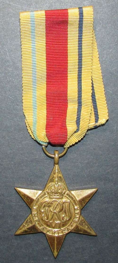 Full Size World War Two Africa Star: P.Botha