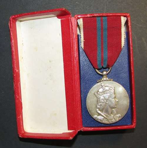1953 Silver Coronation Medal - Boxed