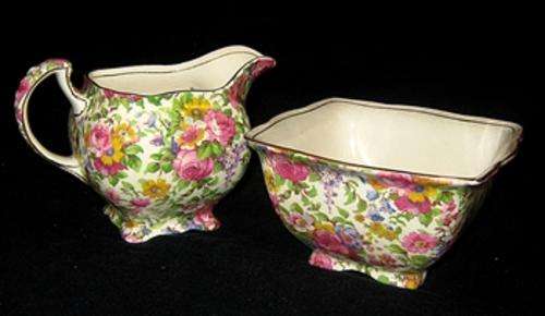 Stunning Chintz 2 Piece by Royal Winton " Summertime "