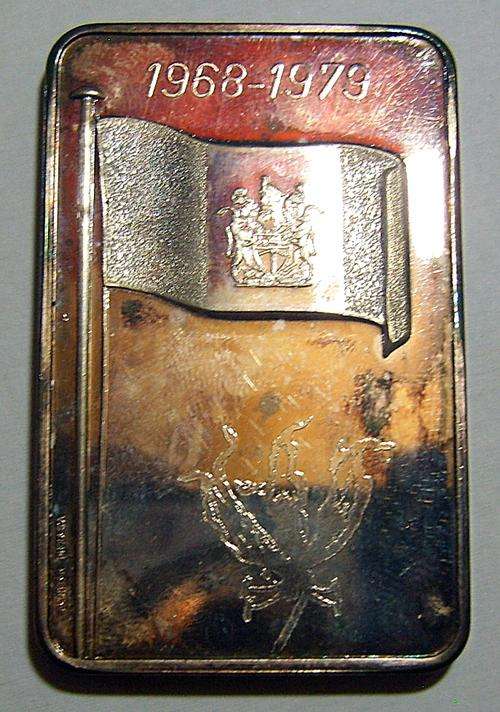 Rhodesian Silver Bar - 61.5 Grams of Solid Silver