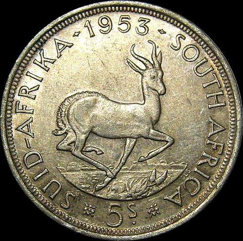 50% Silver - 1953 Union of South Africa Silver Crown