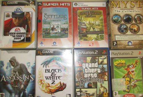 Bundle of 8 PC/PS2 Original Games - One bid for the Lot