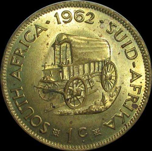 1962 Republic of South Africa 1 Cent - UNC