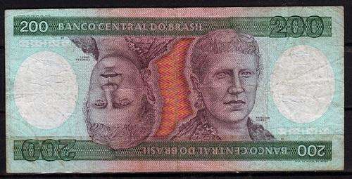 Brasil 200 Cruzados Note
