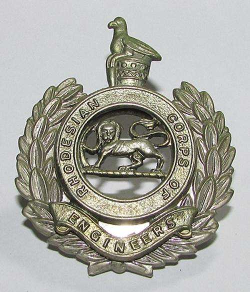 Rhodesia Engineers Cap Badge