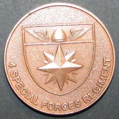 SADF - 4 Special Forces Regiment ( Recce ) Challange Coin