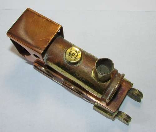 Rhodesia - Trench Art Train Made from Bullet Casings and Rhodesian Coins