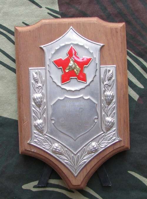 South African Plaque - COL J.R.Fowler SA ST C ( Army ) 1975 - 1993