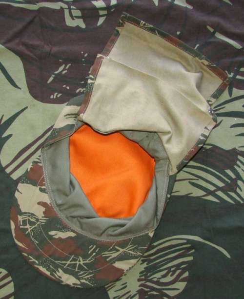 ( Last One )Reproduction ( New Build ) - Koevoet Flap Cap with Dayglo