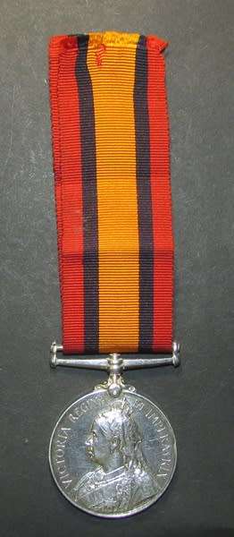 Full Size QSA Medal:5286 CORPL J.Riley Scottish Rifles