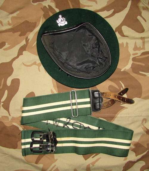 Rhodesia - Light Infantry (RLI) Beret and Belt