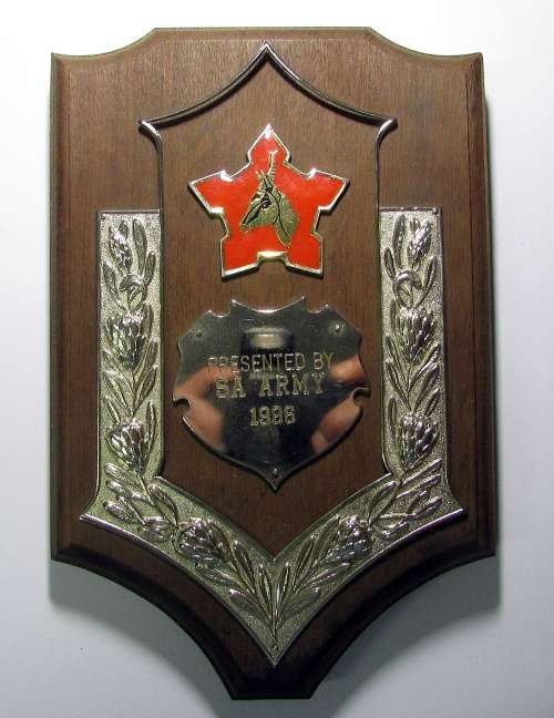 SADF - Full Size SA Army 1996 Plaque