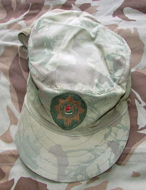 SADF - SA Camo Flap Cap with Day Glo