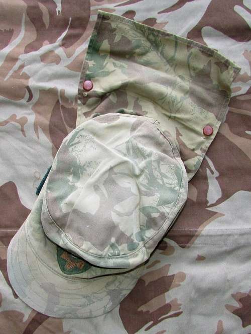 SADF - SA Camo Flap Cap with Day Glo