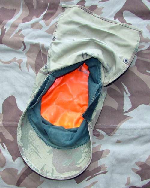 SADF - SA Camo Flap Cap with Day Glo