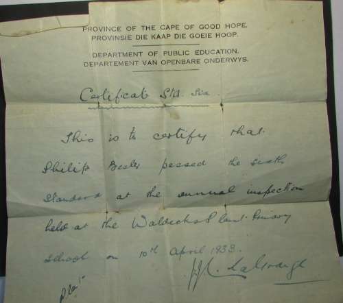 SAAF - 21 Squadron North Africa Set of 6 to: Rank: A/M 102030 J.P.Bester with Documents