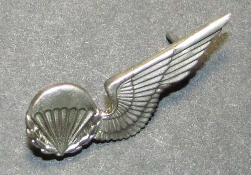 SADF - Parachute Instructor Silver Mess Dress Wing - Introduced 1962