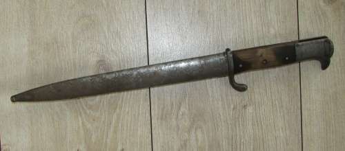 German KS Sawback Bayonet with Matching Numbers - KS9052
