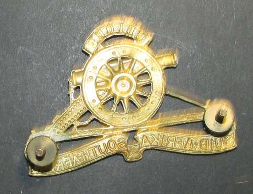 SADF - Artillery Cap Badge