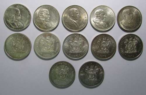 1965 to 1976 Silver One Rank Lot ( Including 1965 ) Bid Per Coin to Take the Lot