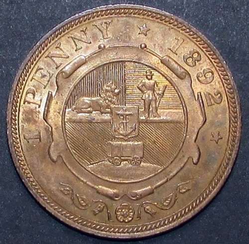 Very Nice 1892 Paul Kruger Penny
