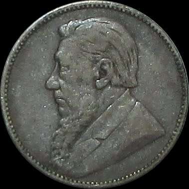 1892 ZAR Silver One Shilling
