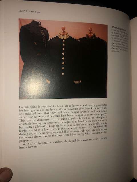 Circa 1860 - Police Superintendant Uniform - Featured in the book " The policeman's Man "